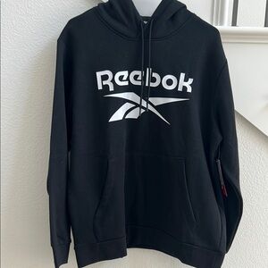 Reebok Men's Black Hoodie Sweater